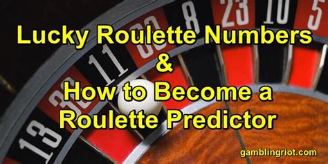lucky roulette numbers for today.